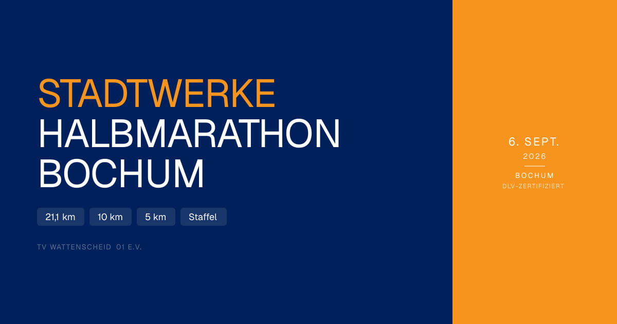 Stadtwerke Halbmarathon Bochum